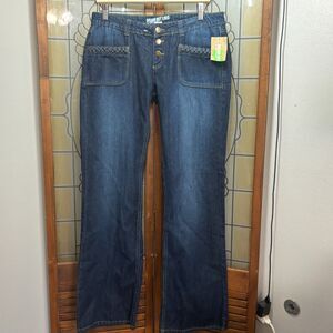 Dream Out loud Selena Gomez Bootcut Flare Front Pocket Jeans Size Jr 11 NWT